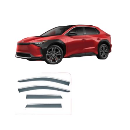 Xjjhyl Auto Windabweiser Deflektor für Toyota BZ4X MK1-EA10 2022+,Verringerung von Lärm und Luftt von Xjjhyl