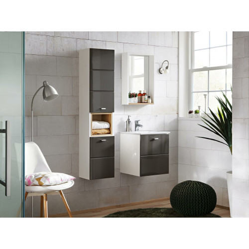 3-tlg. Waschplatz Badmöbel Badezimmer Set Waschtisch Waschbecken 3-tlg. Waschplatz Badmöbel Badezimmer Set Waschtisch Waschbecken von Xl Moebel