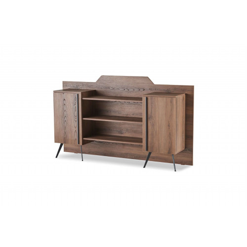 Aktenschrank Sideboard Regale Stauraum Braun Einfarbig Modern Design Aktenschrank Sideboard Regale Stauraum Braun Einfarbig Modern Design von Xl Moebel
