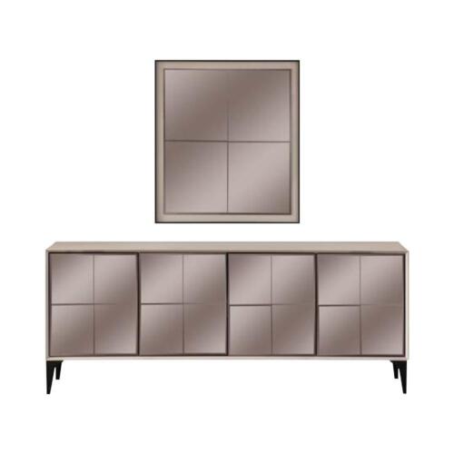 Anrichte Luxus Sideboard Schrank Kommode Holzschrank Holz Weiß Modern von Xl Moebel