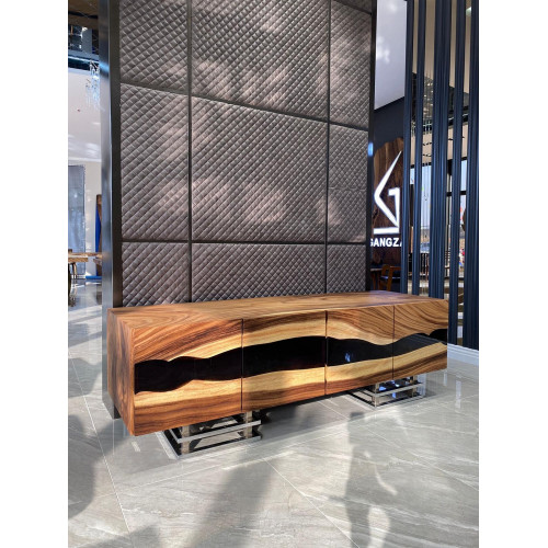 Anrichte Sideboard Kommode Epoxidharz Braun Wohnzimmer Holz Kommoden Anrichte Sideboard Kommode Epoxidharz Braun Wohnzimmer Holz Kommoden von Xl Moebel