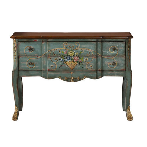 Antik Stil Möbel Anrichte Kommode Schrank Sideboard Konsolen Schrank von Xl Moebel