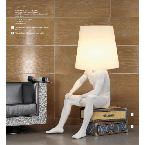 Antike Stil Figur Lebensgroß mit Beleuchtung Stehlampe Lampe Lampen Standleuchte von Xl Moebel