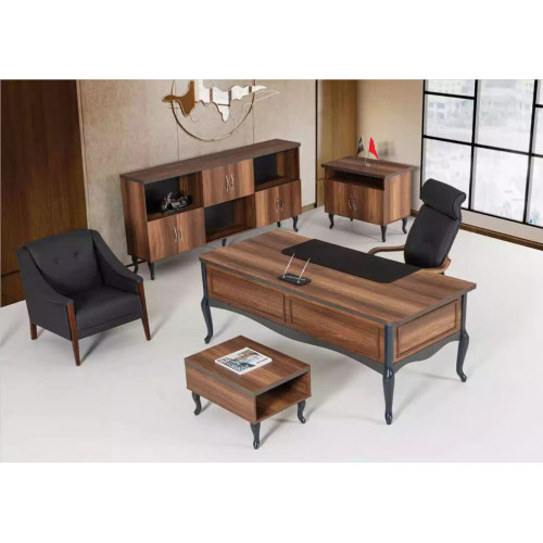 Arbeitzimmer Schreibtisch Luxus Design Tisch Büro Office Möbel Chefschreibtisch Arbeitzimmer Schreibtisch Luxus Design Tisch Büro Office Möbel Chefschreibtisch von Xl Moebel