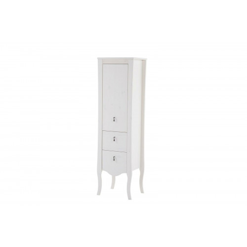 Badmöbel Badezimmer Schrank Holz Hochschrank weiß Badschrank von Xl Moebel
