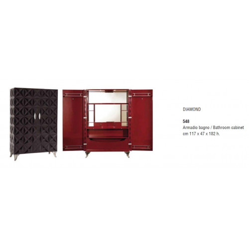 Badschrank Hochglanz Schrank Badezimmer Anrichte Schränke Italienische Möbel Badschrank Hochglanz Schrank Badezimmer Anrichte Schränke Italienische Möbel von Xl Moebel