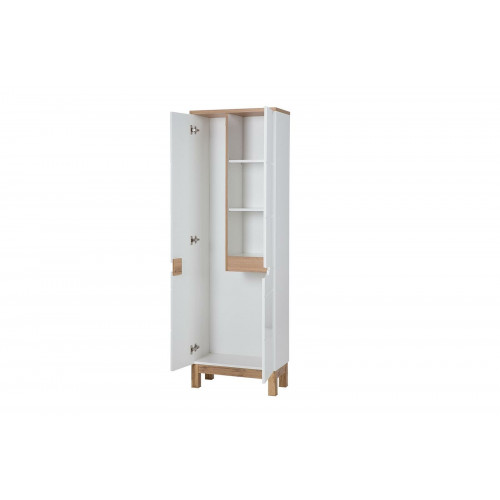 Badschrank Hochschrank Schrank Aufbewahrung Dekorative Badezimmer Weiß Bad von Xl Moebel