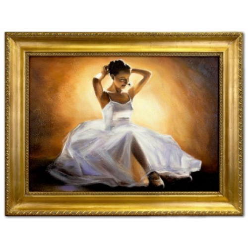 Ballerina in Weiß Handarbeit Ölbilder Gemälde Leinwand Ölbild G119230 Ballerina in Weiß Handarbeit Ölbilder Gemälde Leinwand Ölbild G119230 von Xl Moebel