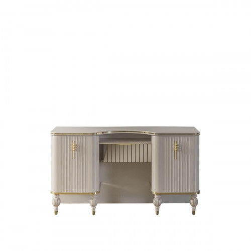 Beiger Kosmetiktisch Designer Schminktisch Schlafzimmer Exklusive Möbel von Xl Moebel