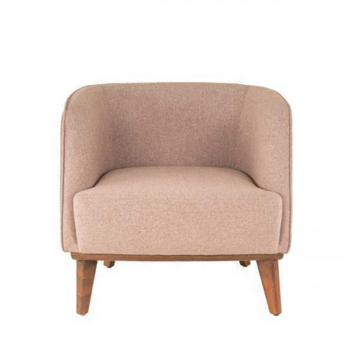 Beiger Sessel Polster Wohnzimmer Einsitzer Designer Lounge Relaxsessel von Xl Moebel