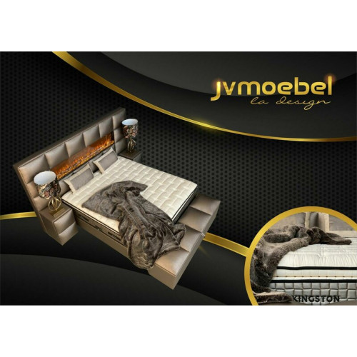 Bett 2x Nachttisch 3 tlg. Schlafzimmer Set Design Modern Luxus Bettgestellt Bett 2x Nachttisch 3 tlg. Schlafzimmer Set Design Modern Luxus Bettgestellt von Xl Moebel