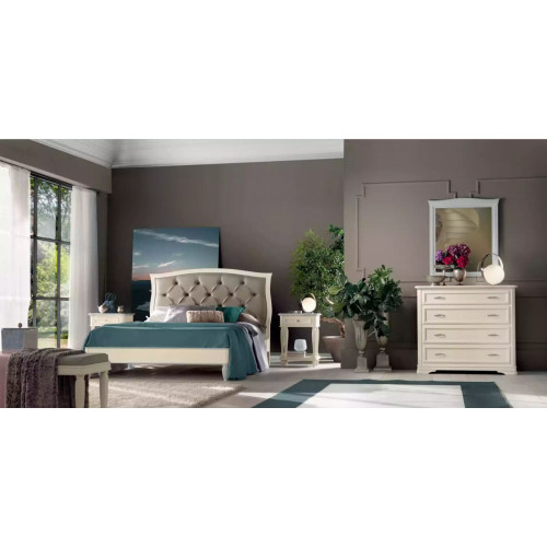 Bett 2x Nachttische 5 tlg. Schlafzimmer Design Luxus Kommode Komplettes von Xl Moebel