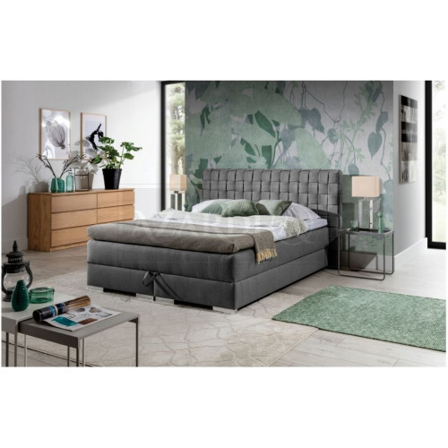 Bett Design Luxus Hotel Betten 200x200cm Boxspringbett Textil Grau 200x200cm neu Bett Design Luxus Hotel Betten 200x200cm Boxspringbett Textil Grau 200x200cm neu von Xl Moebel