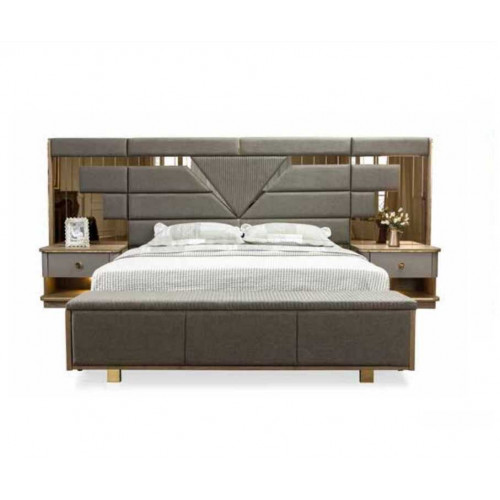 Bett Nachttisch 3 tlg. Schlafzimmer Set Design Modern Luxus Elegant Komplett Bett Nachttisch 3 tlg. Schlafzimmer Set Design Modern Luxus Elegant Komplett von Xl Moebel
