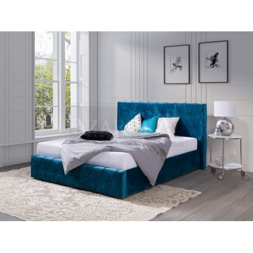 Bett Polster Design Luxus Doppel Hotel Betten Ehe 160 x 200cm Schlaf Zimmer Samt von Xl Moebel