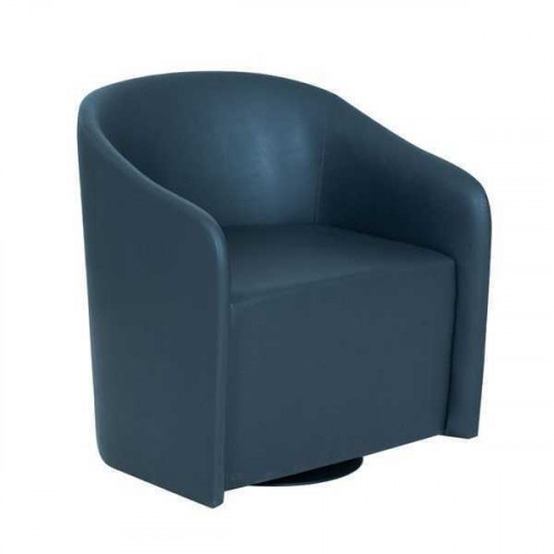 Blauer Sessel Designer Einsitzer Textilsessel Moderner Relaxsessel von Xl Moebel