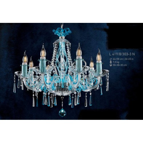 Bohemia Luster Hänge Decken Leuchte Kronleuchter Lampe Kristall Lampen Leuchten Bohemia Luster Hänge Decken Leuchte Kronleuchter Lampe Kristall Lampen Leuchten von Xl Moebel