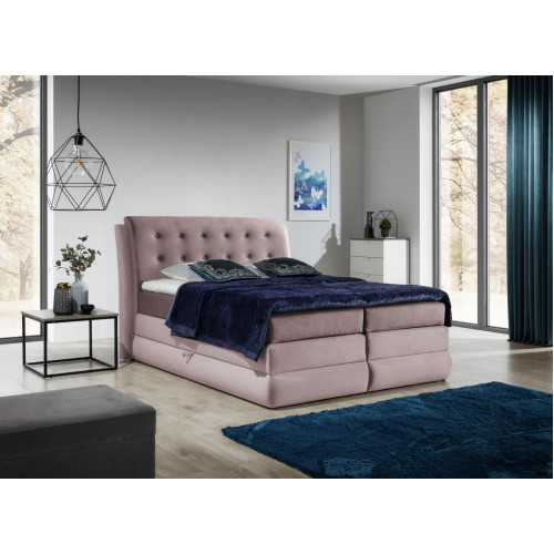 Boxspringbett Design Doppel Hotel Modern Bett Schlafzimmer Chesterfield Möbel von Xl Moebel
