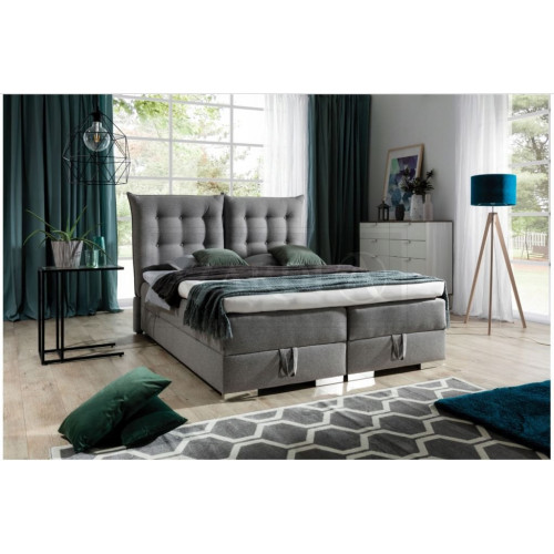 Boxspringbett Klassische Design Polster Englische Betten Doppelbett Beige Bett Boxspringbett Klassische Design Polster Englische Betten Doppelbett Beige Bett von Xl Moebel