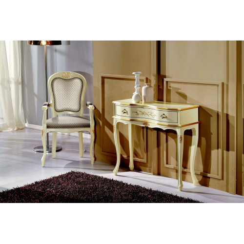 Braun Holz Italienische Möbel Konsolentisch Möbel Stil Barock Design Konsolen von Xl Moebel