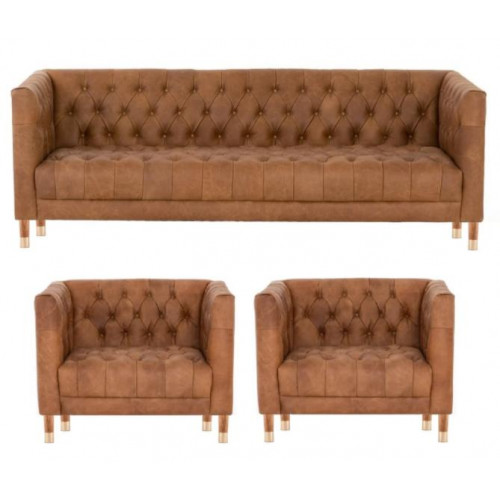 Braune Samt Chesterfield 2 Sessel Leder Modern Design Möbel Sofa Set Sofas Neu von Xl Moebel