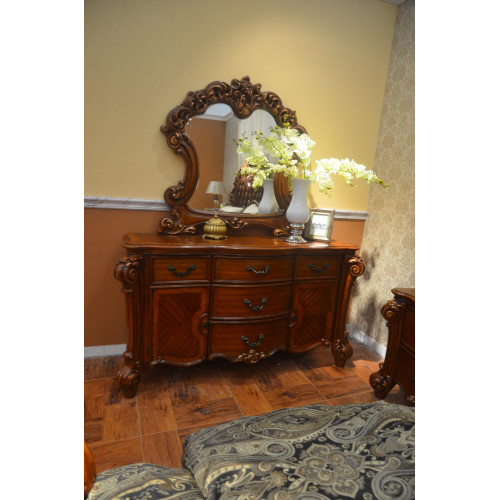 Buffet Anrichte Kommode Spiegel Echte Handarbeit Holz Barock Rokoko Buffet Anrichte Kommode Spiegel Echte Handarbeit Holz Barock Rokoko von Xl Moebel