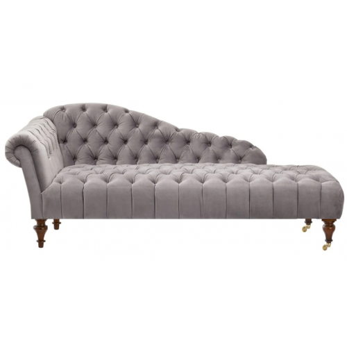 Chaiselongue Klassische Möbel Beige Wohnzimmer Sofa Stoff Chesterfield von Xl Moebel