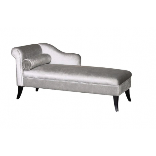 Chaiselongue Kreative Möbel Wohnzimmer Modern Design Sofa Stoff Silber von Xl Moebel