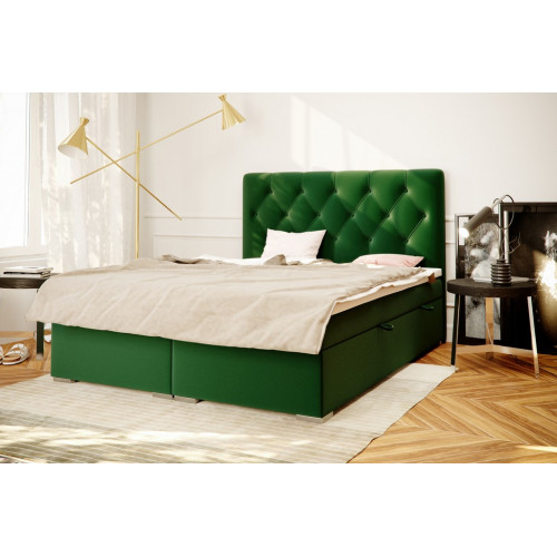 Chesterfield Boxspring Bett Hotel Doppel Komplett Set Matratze Topper Betten Neu von Xl Moebel