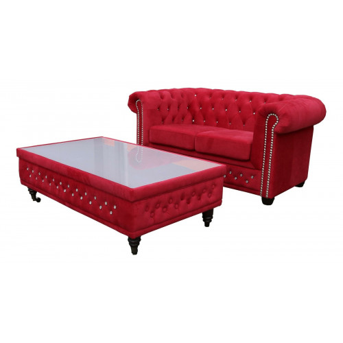 Chesterfield Design Couchtisch Glastisch Tisch Polster Sofa Beistell Tische Chesterfield Design Couchtisch Glastisch Tisch Polster Sofa Beistell Tische von Xl Moebel