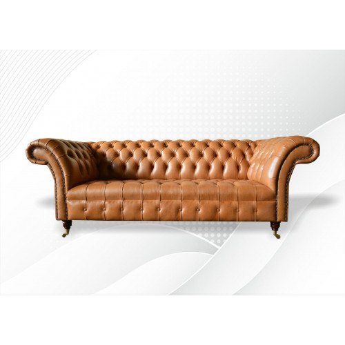 Chesterfield Design Luxus Polster Sofa Couch Sitz Textil Garnitur Leder von Xl Moebel