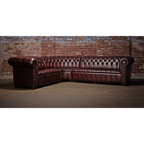 Chesterfield Ledersofa Ecksofa Sofa Polster Eck Sitz Garnitur 100% Leder Chesterfield Ledersofa Ecksofa Sofa Polster Eck Sitz Garnitur 100% Leder von Xl Moebel