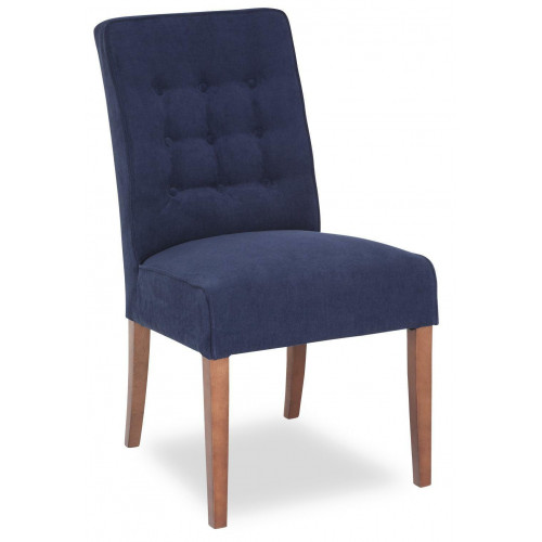 Chesterfield Lehnstuhl Textl Stuhl Polster Sitzer Stoff Samt Stühle Echtes Holz von Xl Moebel