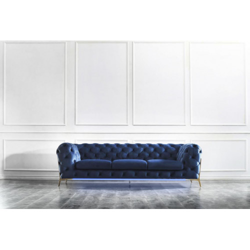 Chesterfield Sitz Textil Stoff 2 Sitzer Wohnzimmer Couch Sofa Polster Garnitur von Xl Moebel