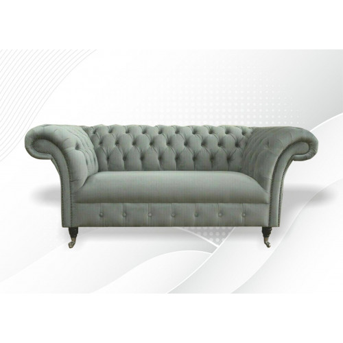 Chesterfield Sofa Couch Polster Sofas Klassischer 2Sitzer Leder Stoff Textil Neu von Xl Moebel