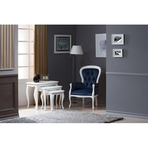 Chippendale Sessel Ohrensessel Sofa mit Fußhockern Set Hocker Klavierhocker Neu von Xl Moebel