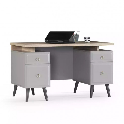 Computertisch Schreibtisch Kinderschreibtisch Holz Grau Tisch Design Computertisch Schreibtisch Kinderschreibtisch Holz Grau Tisch Design von Xl Moebel