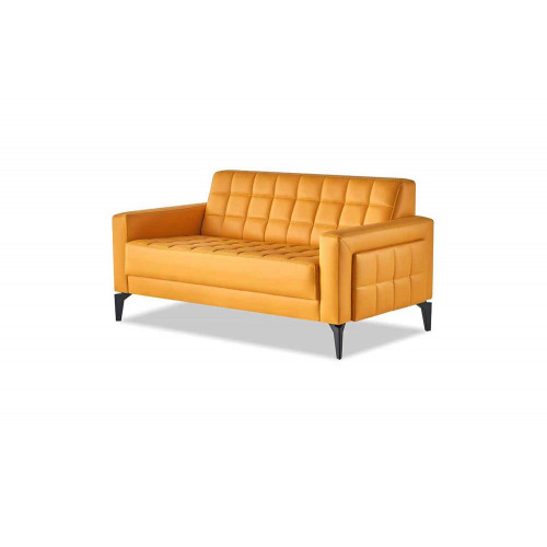 Couch Gelb 2-Sitzer Sofa Chesterfield Ledersofa Sitzmöbel Zweisitzig Couch Gelb 2-Sitzer Sofa Chesterfield Ledersofa Sitzmöbel Zweisitzig von Xl Moebel