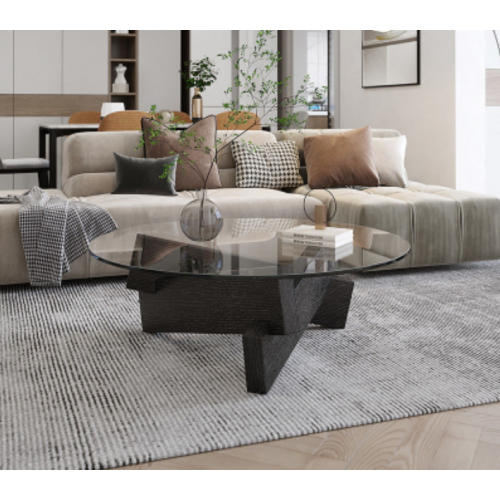 Couchtisch Design Möbel Luxus Neu schwarz Modern Wohnzimmer Holz Glas von Xl Moebel