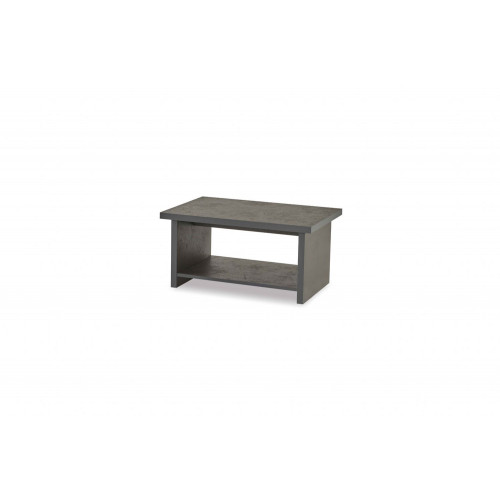 Couchtisch Grau Einfarbig Modern Arbeitszimmer Rechteckig Form mit Regal Couchtisch Grau Einfarbig Modern Arbeitszimmer Rechteckig Form mit Regal von Xl Moebel