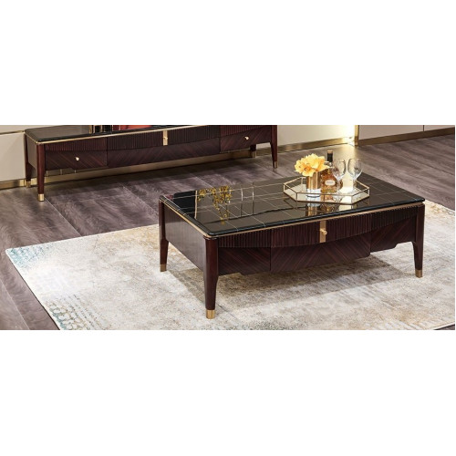 Couchtisch Holz Tisch Beistell Sofa Couch Tische Marmor Wohnzimmer Design Möbel von Xl Moebel