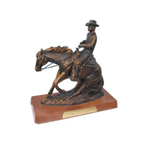 Cowboy Designer Figur Skulptur Briefbeschwerer USA Rodeo Deko Dekoration 45cm von Xl Moebel