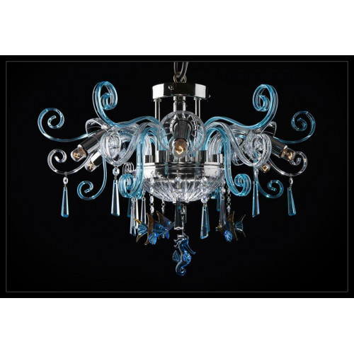 Decken-Pendelleuchte Deckenleuchte Spot Kronleuchter Bohemia Cristal von Xl Moebel