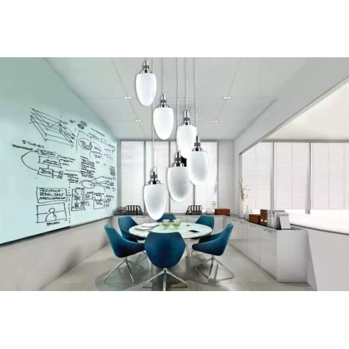 Deckenlampe Ein moderner weiß Glass Wohnzimmer Luxus 50x130 Chrome von Xl Moebel