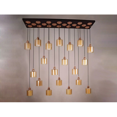 Deckenlampe Kronleuchter Deckenleuchter Lüster Leuchte Modern Gold von Xl Moebel