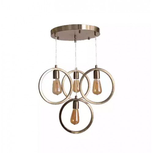 Deckenlampe moderner Pendelleuchte Wohnzimmer Luxus Matt Chrome 35x70 von Xl Moebel