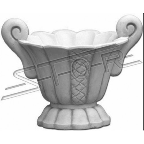 Design Blumentopf Top Planz Deko Kübel Gefäß Figur Töpfe Gesicht Skulptur von Xl Moebel