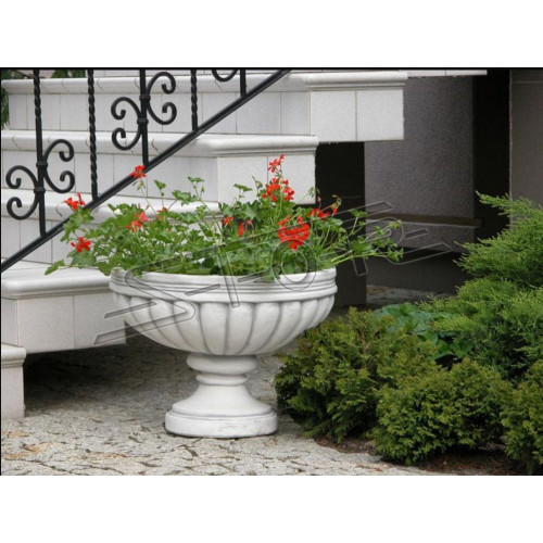 Design Blumentopf Top Planz Deko Kübel Gefäß Töpfe Figur Gesicht Skulptur von Xl Moebel