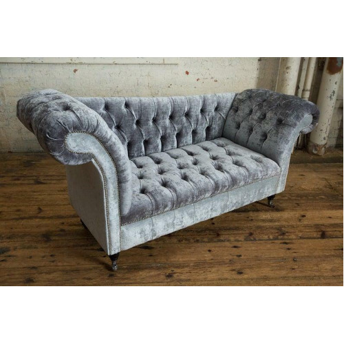 Design Chesterfield Stoff Couch Chaise Lounge Polster Neu Chaiselongues Sofas von Xl Moebel