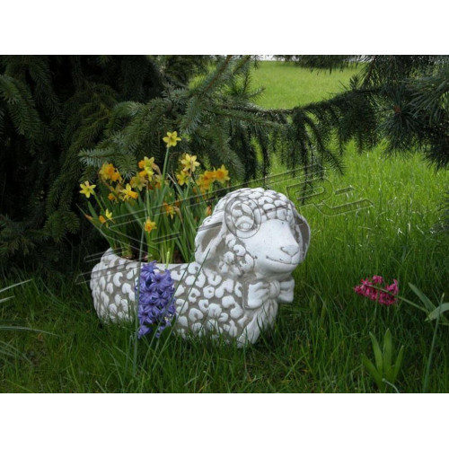 Design Deko Blumentopf Top Planz Kübel Gefäß Figur Töpfe Gesicht Skulptur von Xl Moebel